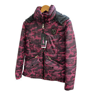 New Plein Sport Women's Pink Fatigue Bomber Jacket Size X-LARGE